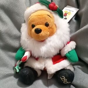 Winnie The Pooh Santa 2020 Plushie